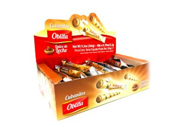 CUBANITOS OBLITA DULCE DE LECHE  48UN
