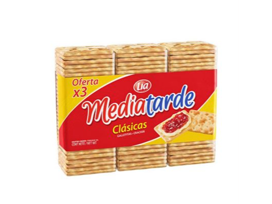 GALLETAS MEDIATARDE TRIPACK  315GRS