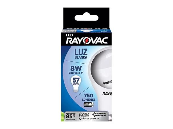 LAMPARAS RAYOVAC 8W