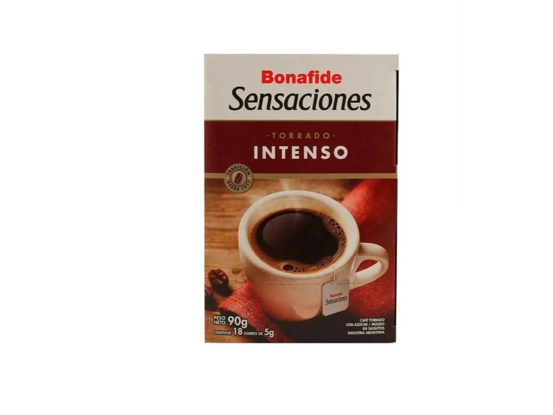 CAFE EN SAQUITO BONAFIDE  18 U.