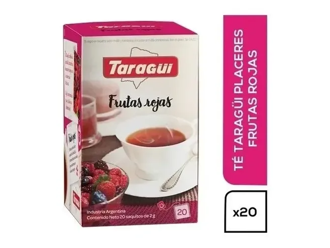 TE TARAGUI FRUTOS ROJOS  X 20 UN