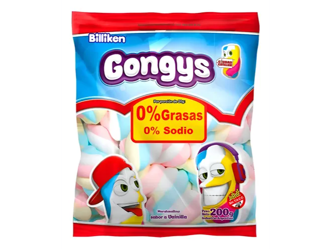 MALVADISCOS GONGYS FRUTAL  200G
