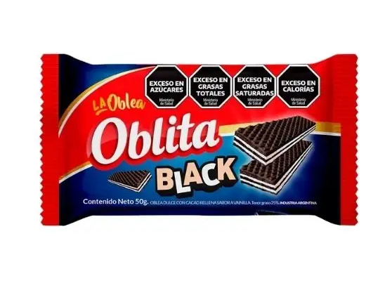 GALLETITAS OBLITA BLACK  50GRS