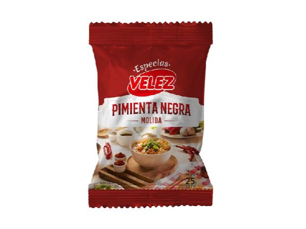 PIMIENTA NEGRA MOLIDA VELEZ  25 GRS
