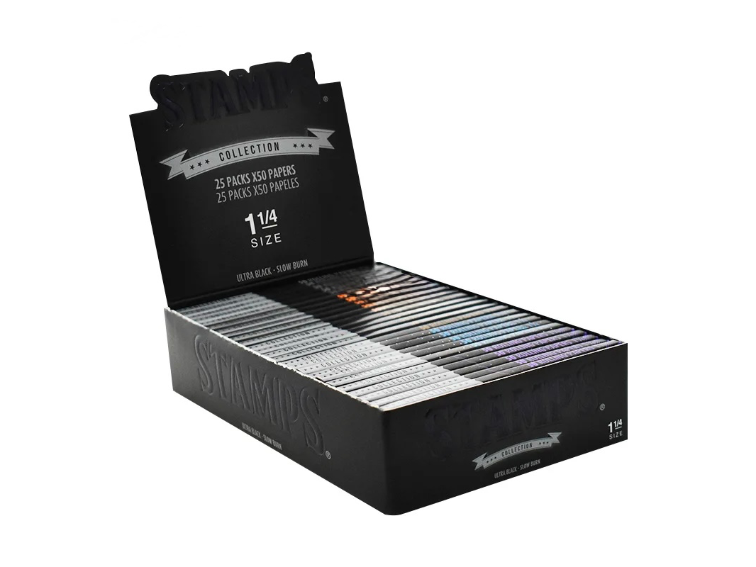 PAPEL STAMPS BLACK  1 1/4