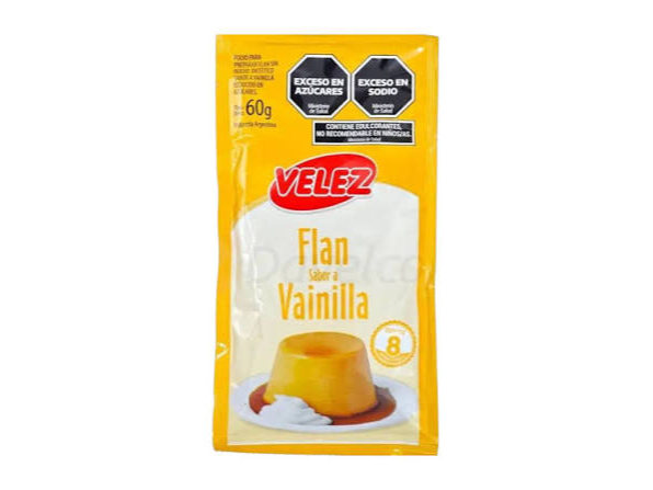 FLAN VAINILLA VELEZ 60 GRS
