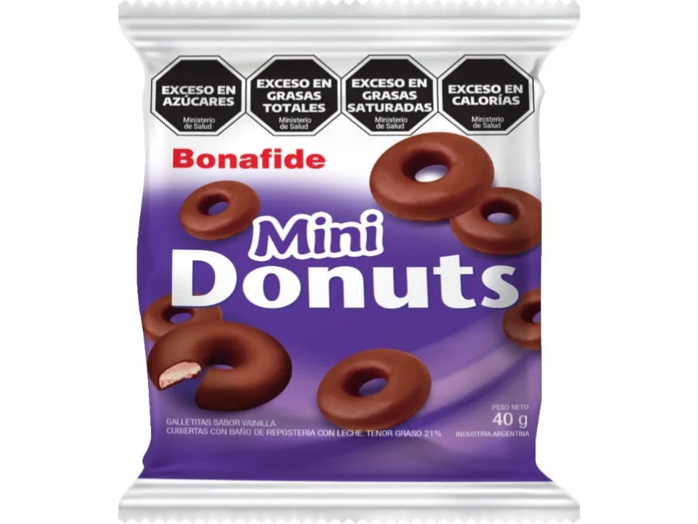 MINI DONUTS BONAFIDE 40 GRS  (24)