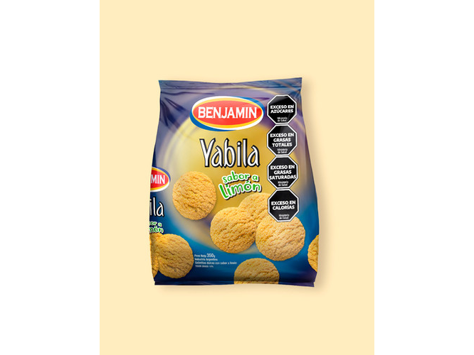GALLETAS BENJAMIN YABILA LIMON 350 GRS