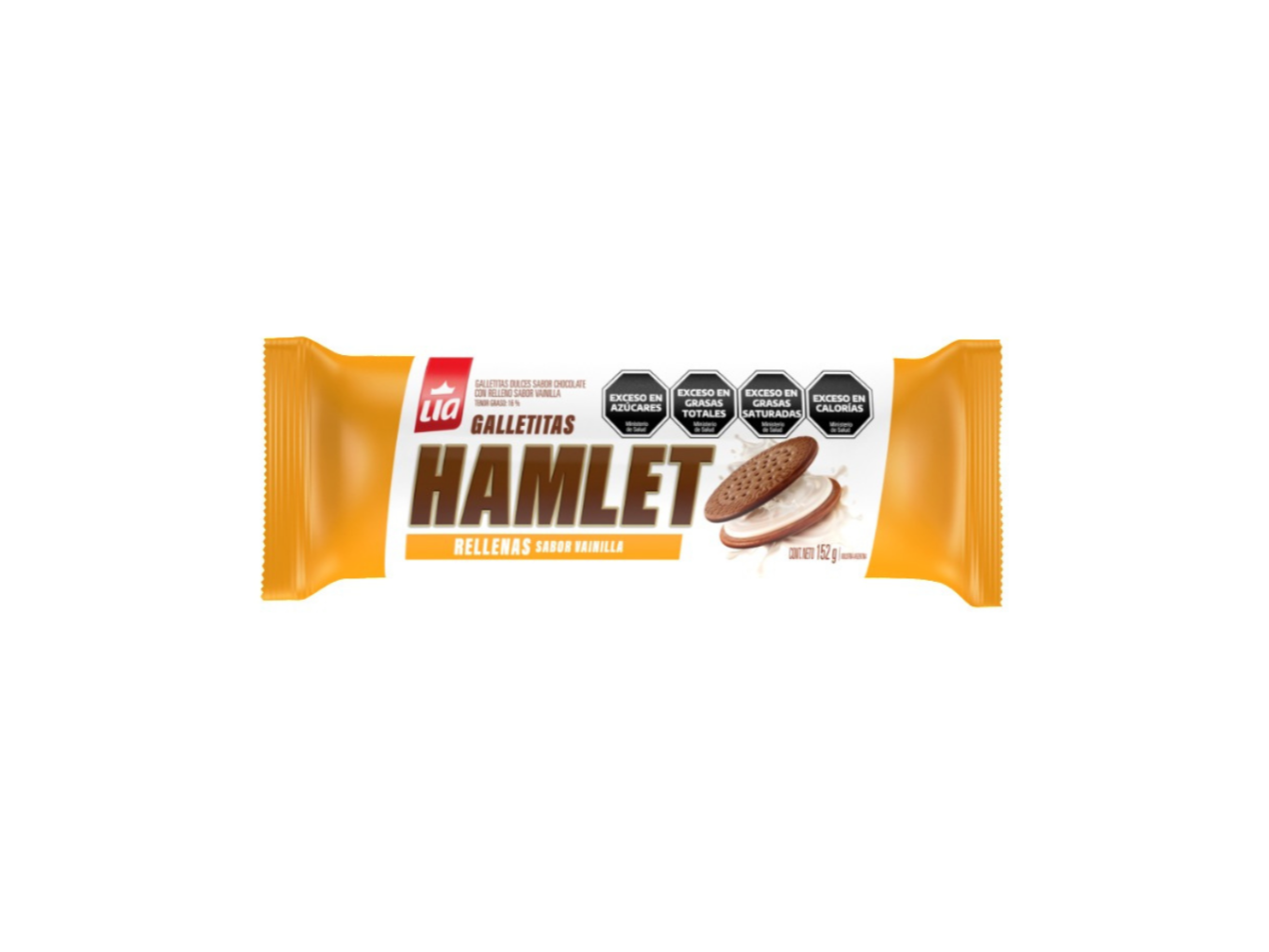 GALLETA  HAMLET CHOCOLATE  152 GRS