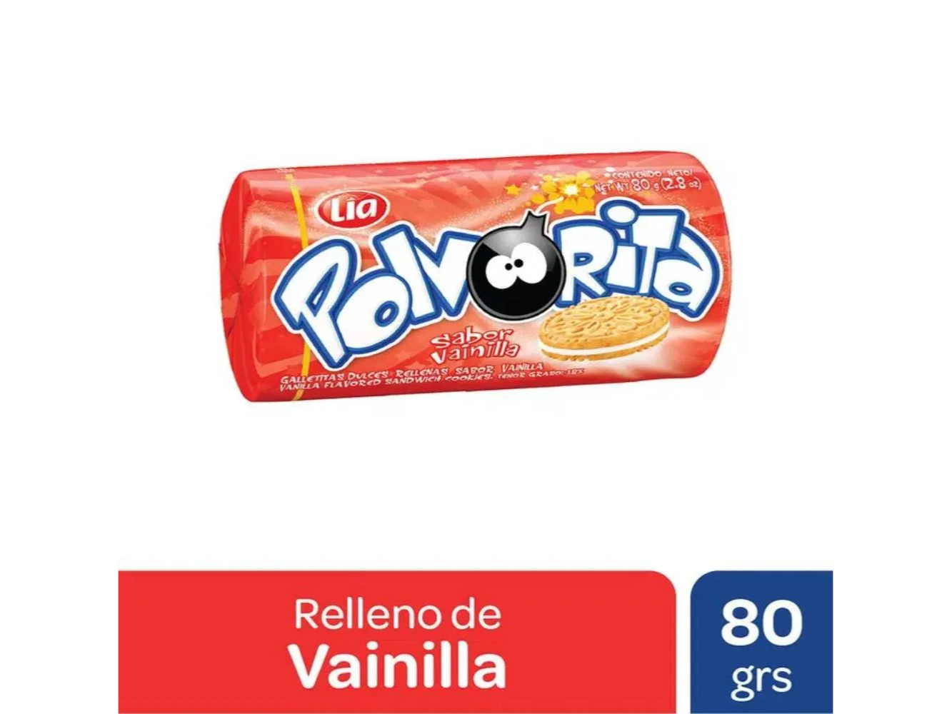 GALLETITAS POLVORITA VAINILLA  80GRS