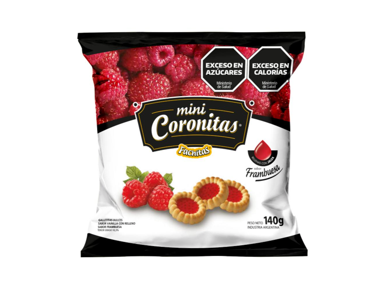 CORONITAS DE FRAMBUESA 140GR