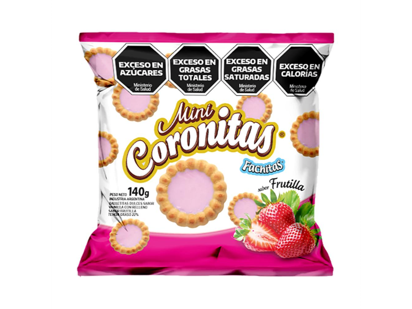 CORONITAS DE FRUTILLA 140GRS