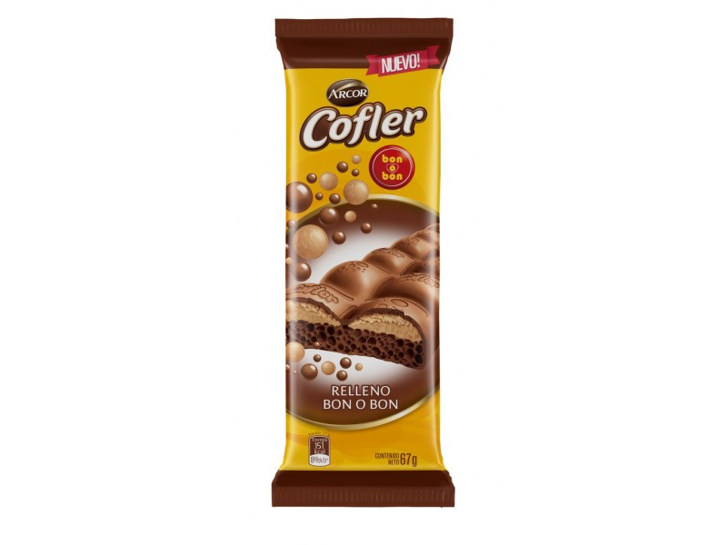 CHOCOLATE COFLER AIR BON O BON  55 GRS