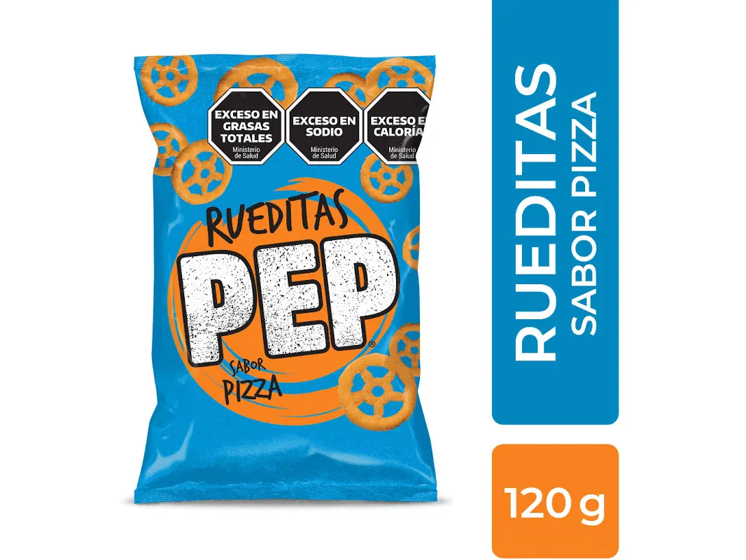 RUEDITA PEP PIZZA 120 GRS
