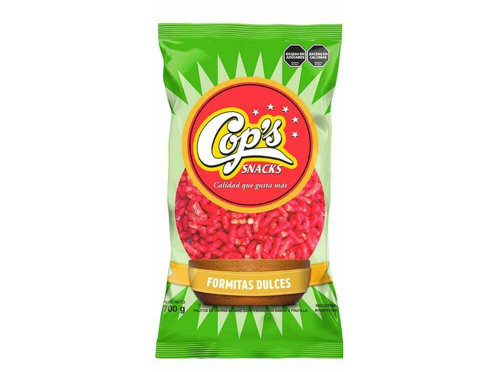 FORMITAS DULCES COPS SNACKS  700GRS