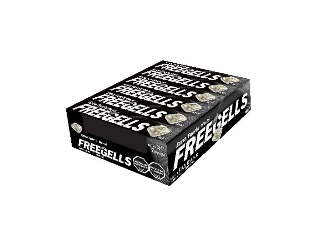 CARAMELOS FREEGELLS STRONG 12 UN