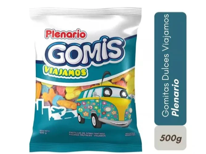 GOMA  VIAJEMOS PLENARIO 500GRS