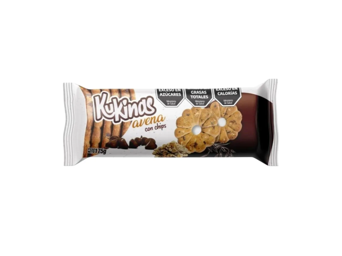 GALLETAS KUKINAS AVENA Y CHIPS  175 G