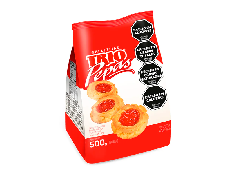 GALLETAS PEPAS TRIO X 500 GRS