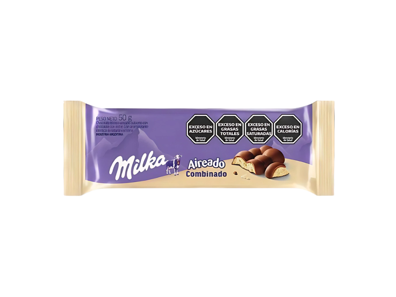 CHOCOLATE MILKA AIREADO COMBINADO  50 G