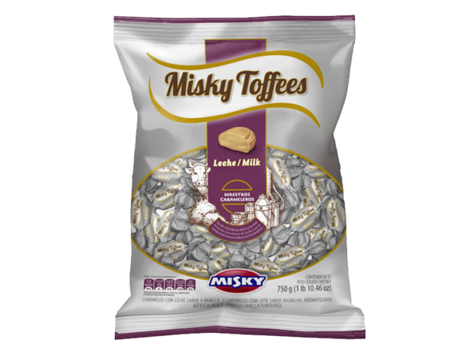 CARAMELO MISKY TOFFEES LECHE  480 GRS
