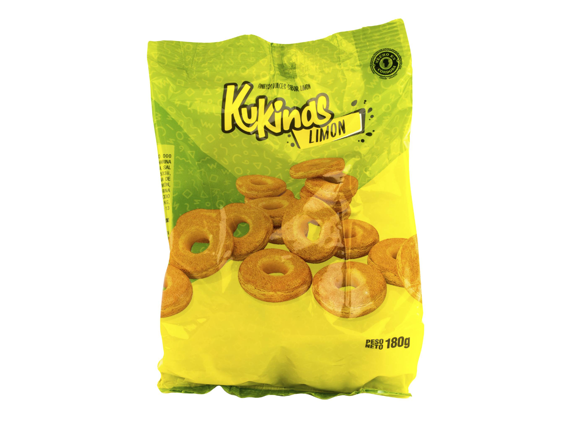 ANILLO KUKINAS LIMON  180 GRS