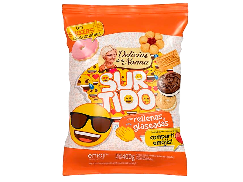 SURTIDAS EMOJI DLN  400 GRS
