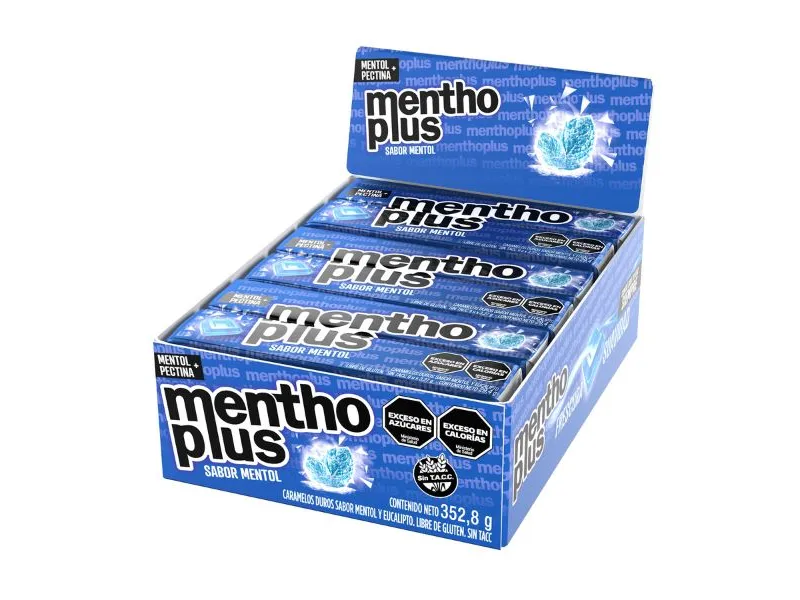CARAMELO MENTHOPLUS MENTOL  12U