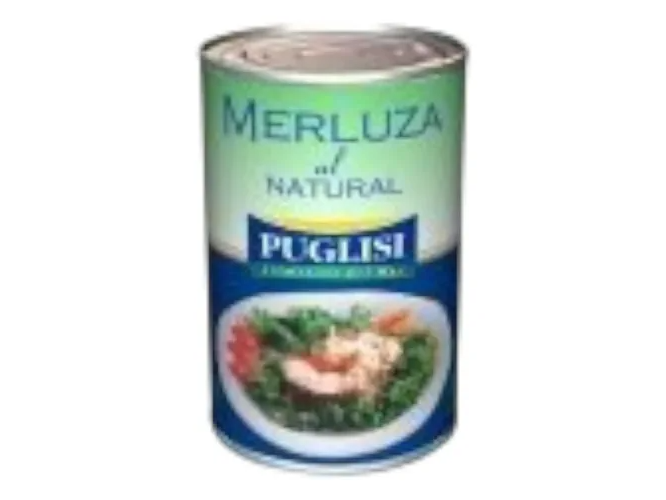 MERLUZA AL NATURAL PUGLISI  255 GRS