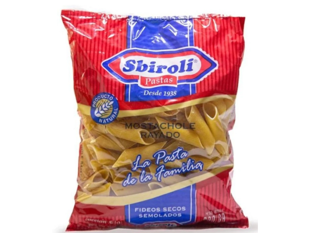 FIDEOS MOSTACHOLE SBIROLI  500 G