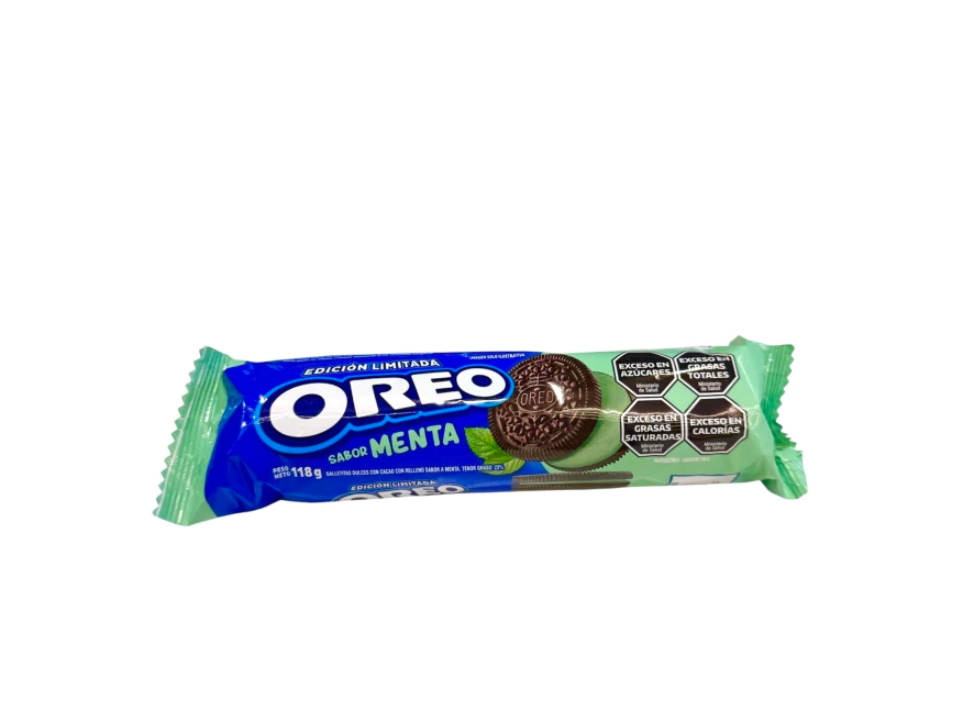 GALLETA OREO MENTA X 118 GRS