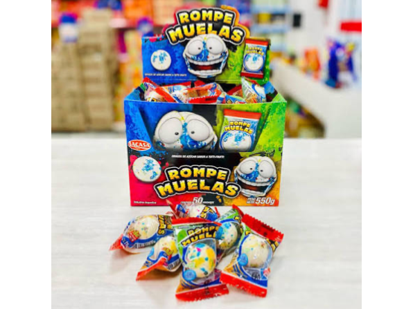 CARAMELO ROMPE MUELAS TUTTI FRUTTI  550 GR