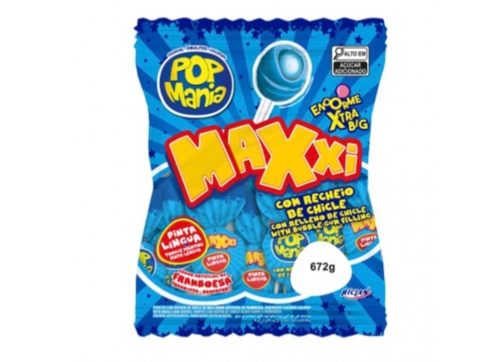 CHUPETIN POP MANIA FRAMBUESA X 24 UN