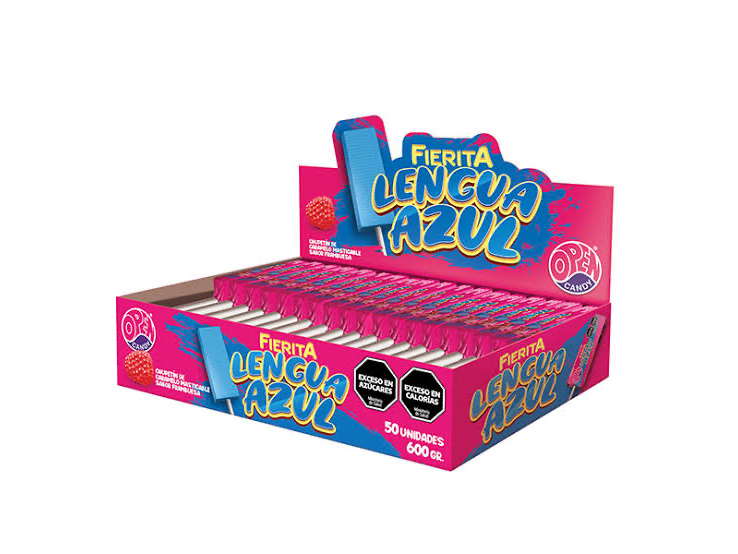 CHUPETIN FIERITA MASTICABLE PINTA LENGUA X 50 UN