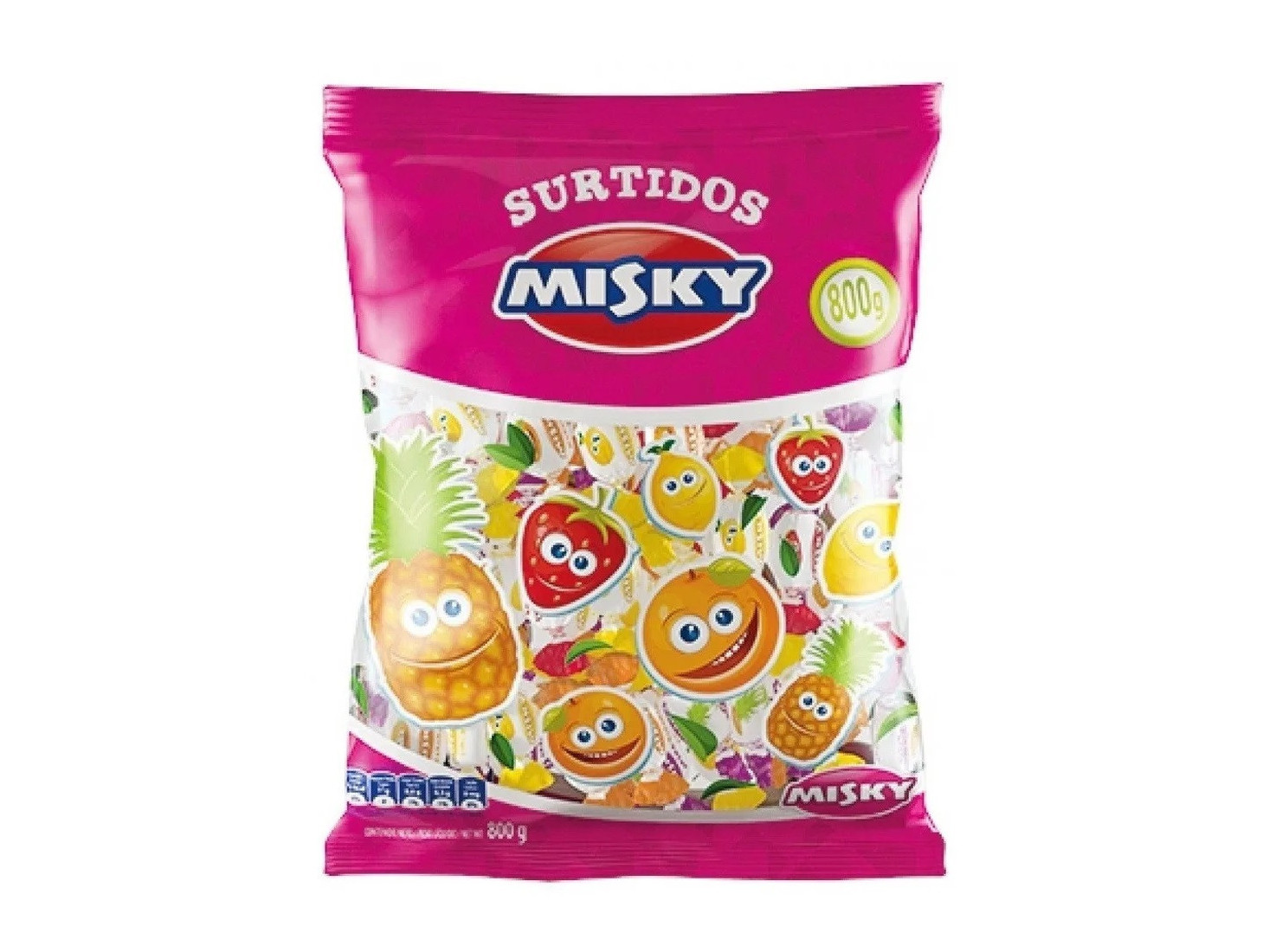 CARAMELOS MASTICABLES MISKY  800GRS