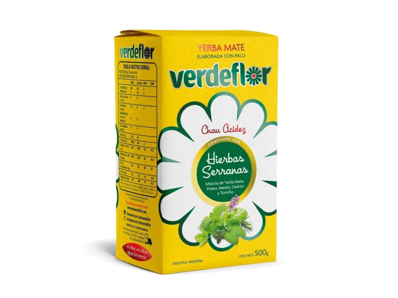 YERBA VERDEFLOR  500G