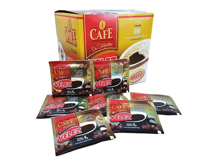 CAFE EN SAQUITO ENSOBRADO VELEZ  50UN