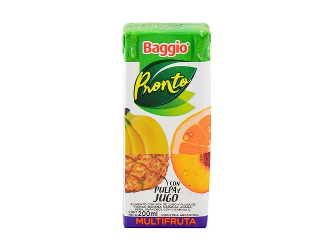 JUGO BAGGIO MULTIFRUTA X 200 ML