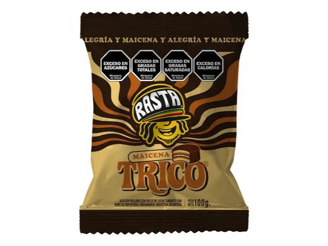 ALFAJOR RASTA MAICENA 100 GRS
