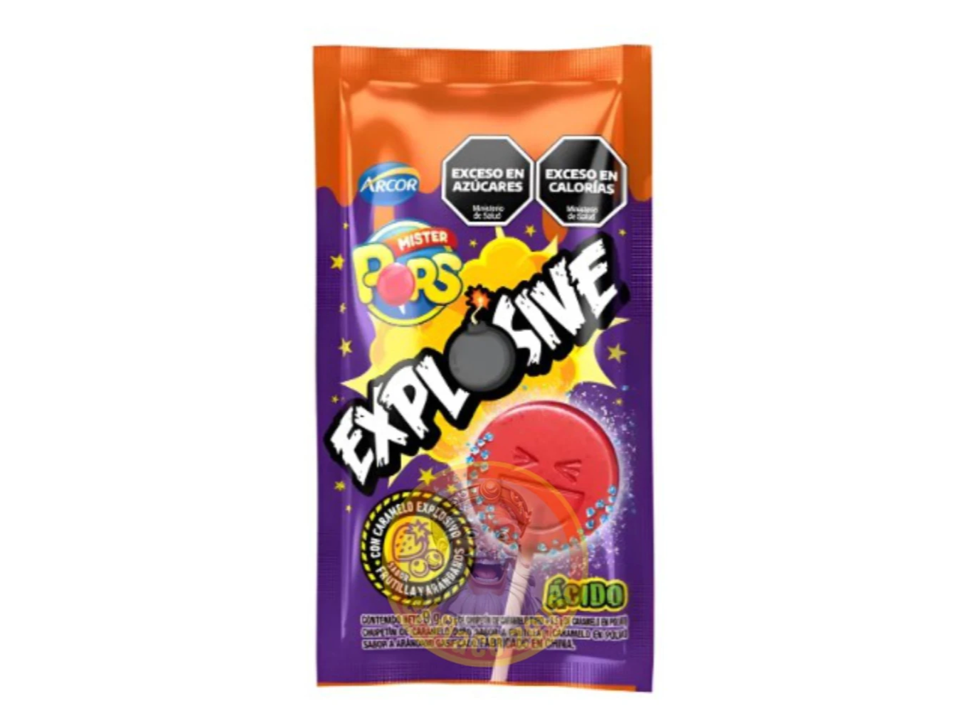 CHUPETIN MR POP EXPLOSIVO 9 GRS