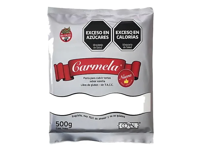 PASTA CARMELA BLANCA 500 GRS
