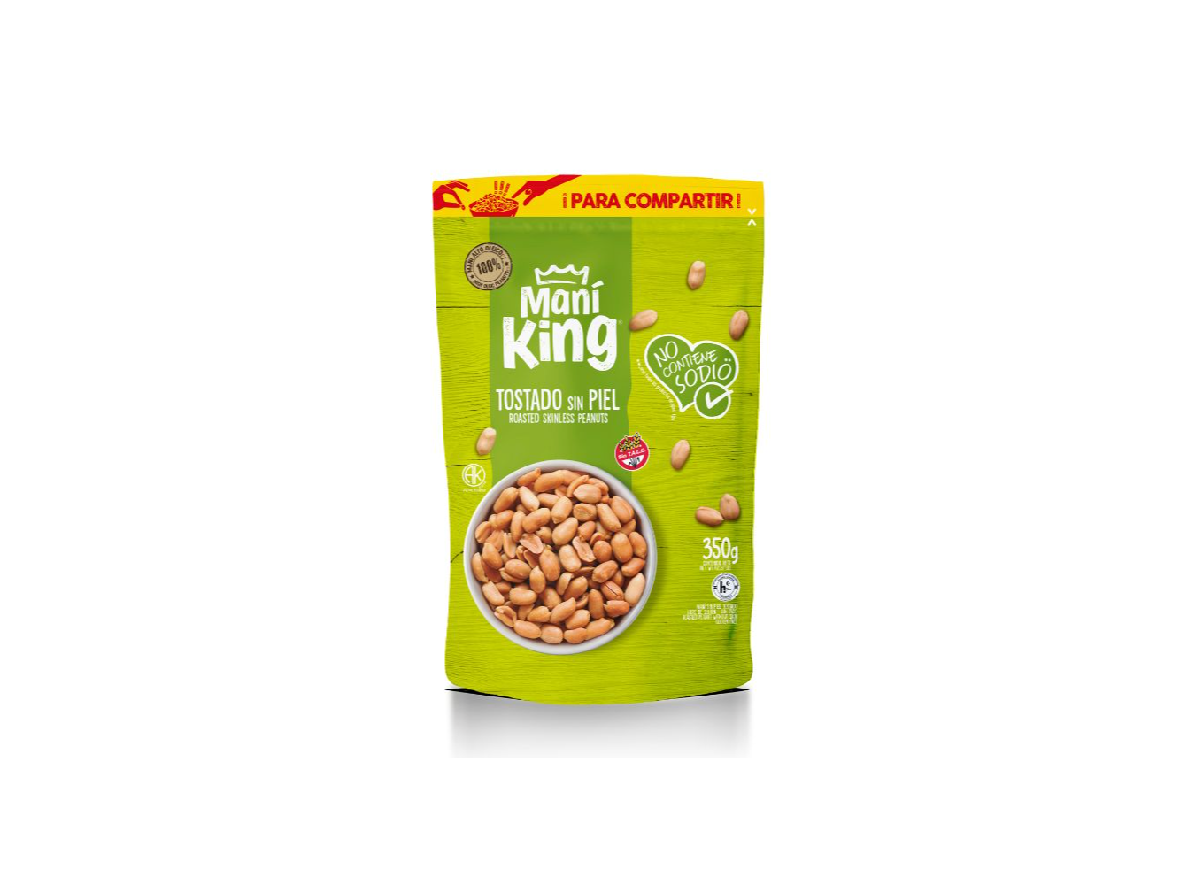 MANI KING SIN PIEL SIN SAL X 350 GRS