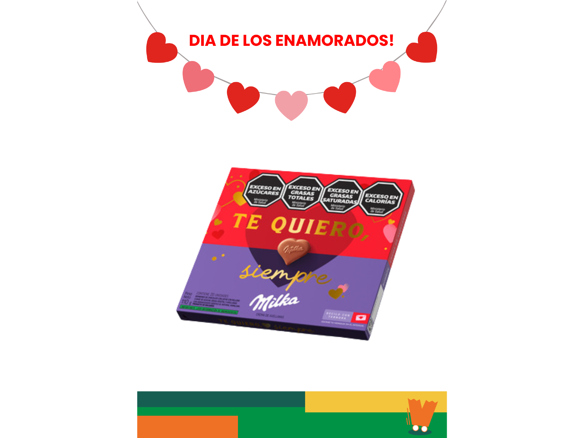 ESTUCHE MILKA TE QUIERO 110 GRS