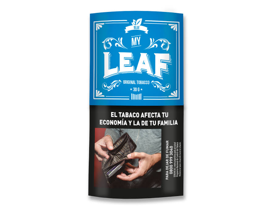 TABACO LEAF BLUE  30 GRS