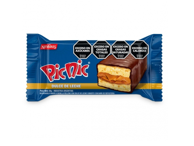 PICNIC DULCE DE LECHE NEVARES  38GR