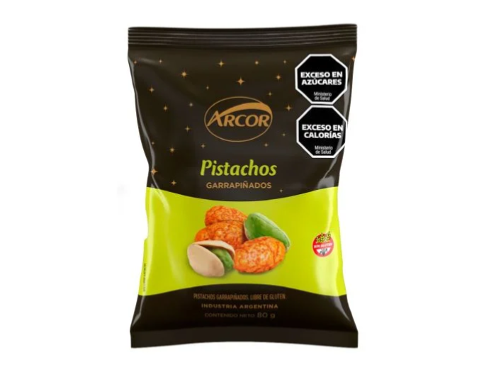 GARRAPIÑADA PISTACHOS ARCOR 80 GRS