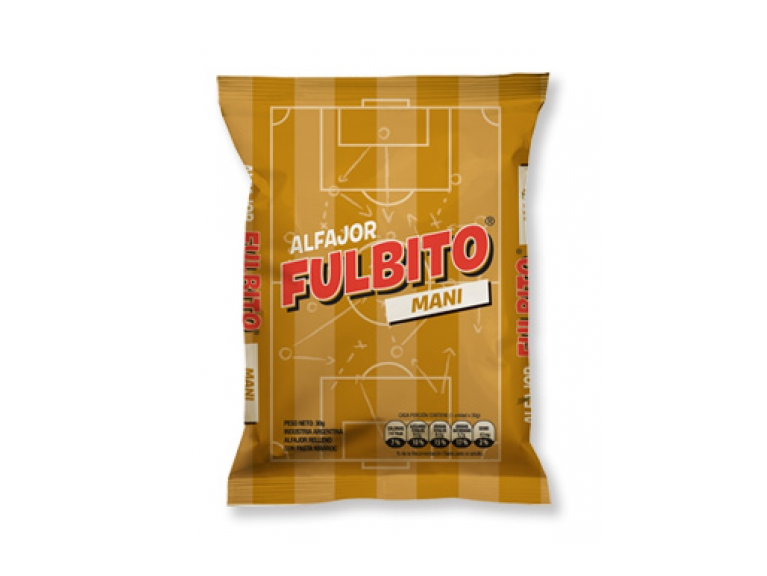 ALFAJOR FULBITO MANI  30GR