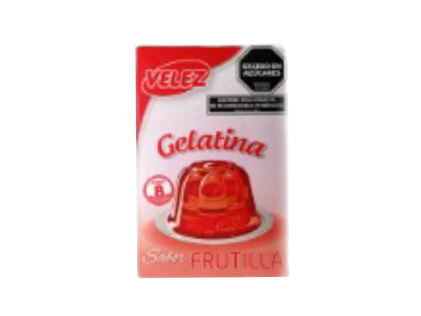 GELATINA VELEZ FRUTILLA  100 G