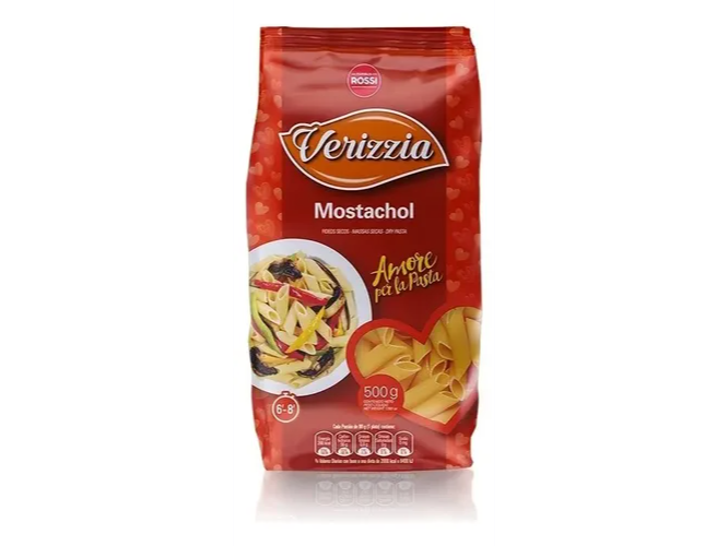 FIDEOS MOSTACHOL VERIZZIA 500 GRS