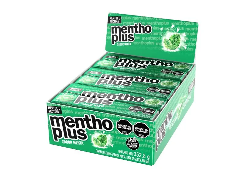 CARAMELO MENTHOPLUS MENTA  12U
